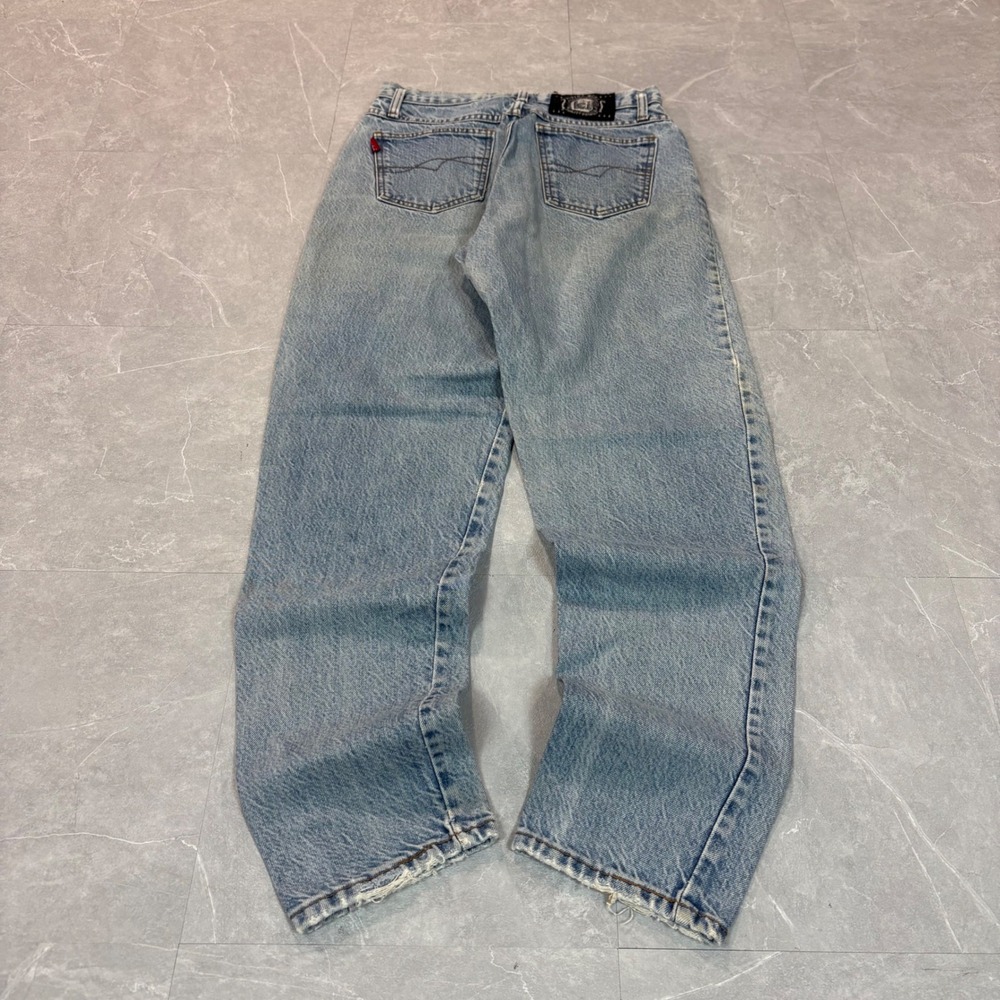 Vintage LEI Riding Wear High Waisted Tapered Jeans Light Wash Made in USA